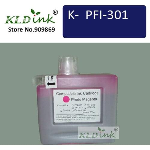 KLDINK - PFI-301PM Photo Magenta Ink Cartridge ( PFI301 1491B001 Ink)