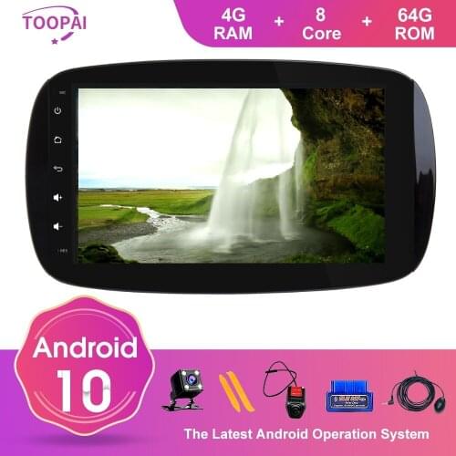 TOOPAI Android 10 For Mercedes Benz SMART 2016 2017 2018 Multimedia Player GPS Navigation Auto Radio Stereo Head Unit
