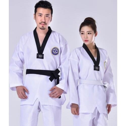 Men Women Martial Arts Clothing Taekwondo Kung Fu Uniform Wushu Sets Loose Kimono Judo Taoist Jiu Jitsu Training Wear