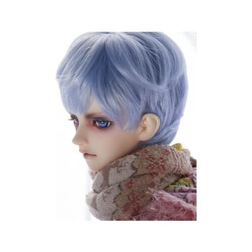 New 22-24cm Blue Short hair For 1/3 BJD SD DD Doll Wig