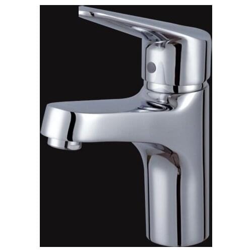 Wholesale And Retail Promotion Hot and Cold Polished Chrome finished Brass Bathroom Basin Faucet Vanity Sink Mixer Tap torneira