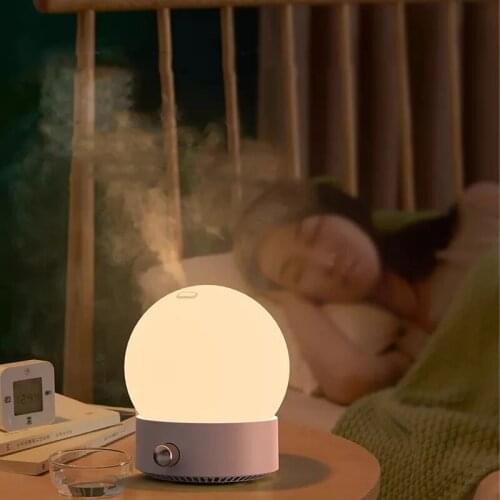 350ml Air Humidifier Ultrasonic Aroma Essential Oil Diffuser Romantic Soft Light Cool Mist Sleep Aid Night Light For Home Office