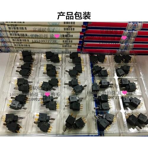 [VK] Japan imported original NKK open button switch A-23 A-23JP swing switch 6 feet 3 band wave switch