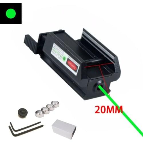 Green Laser Sight Infrared Small Laser Sight Hanging 20mm Pistol Weaver Picatinny Railway Tactical Laser Glock Sight Accessories