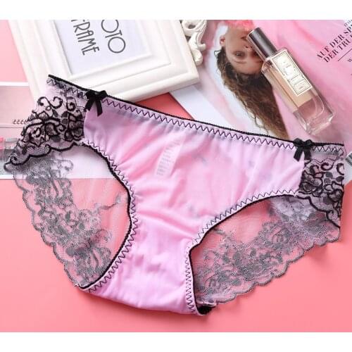 Women Panties Sexy Erotic Lingerie Fashion Hot Women Underwear Female Breathabble Panties Thong Low Waist Brief Pant Underpant