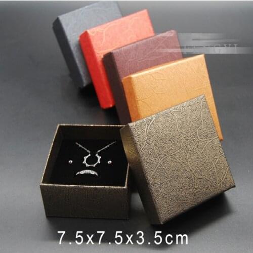 1PC DIY Handmade Jewelry Storage Box Drop Earrings Pendant Organizer Case Small Necklace Jewelry Display Gift Packaging Boxes