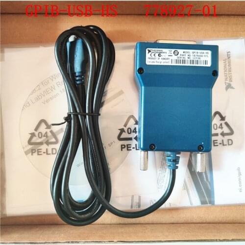 100% new original , GPIB-USB-HS IEEE488 778927-01 interface USB HS GPIB Box cable CD