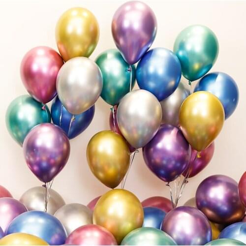 12inch Metallic Glossy Pearl Latex Balloons Wedding Birthday Party Decoration Inflatable Colorful Ballon Kids baby shower Toys