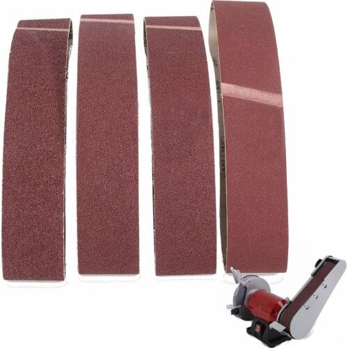 20PCS 50 x 686mm Sanding Belts Mixed Grade 40 60 80 120 Grit Oxide Sander Coarse