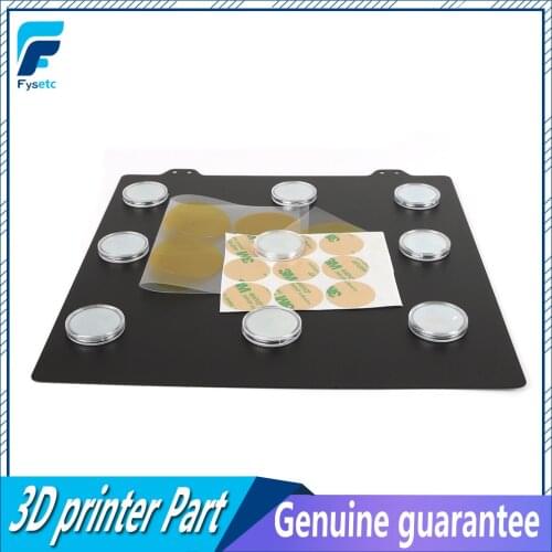 220X220mm Double Sided Textured PEI Spring Steel Sheet + Magnet To Be Magnetic Hot Bed Build Plate For Ender-5 Anet A8