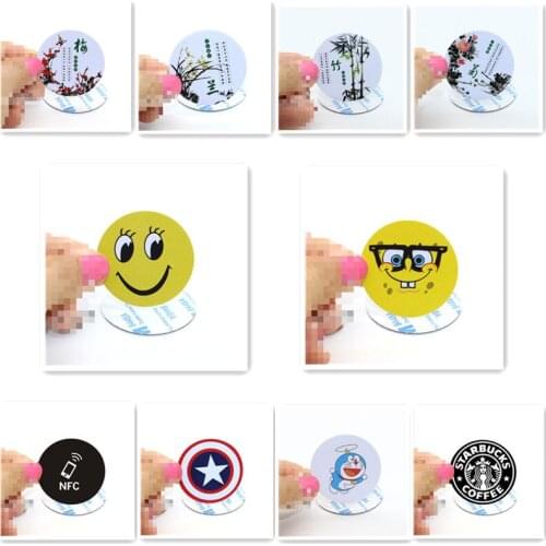 50pcs/Lot 125Khz T5577 Writable Access Control Card Smart Card induction anti-magnetic sticker RFID Rewrite Key Tags