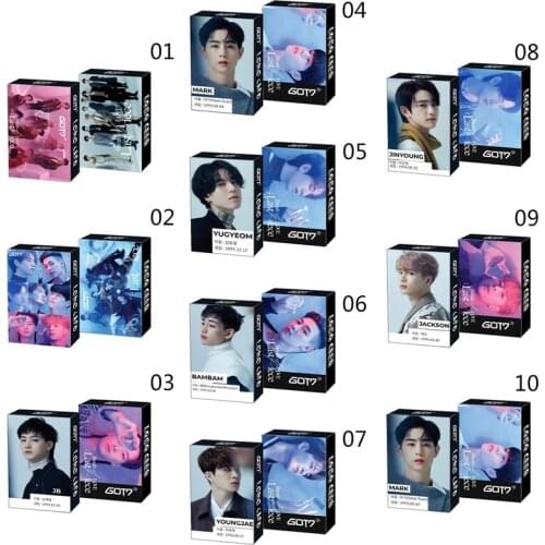 30Pcs/Set Kpop GOT7 New Album LAST PIECE Lomo Card HD Print Photo Card For Fans Gift