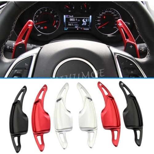 Aluminum Steering Wheel Gear Box Shift Paddle Extension For Chevrolet Camaro 2016-2020 Interior Accessories Trims