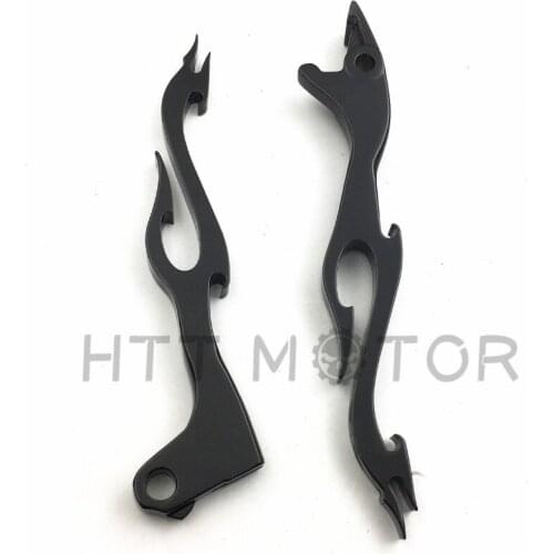 Free Shipping Motorcycle Accessories Black Brake Clutch Flame Lever Brake Clutch Flame Hand Lever For Honda Shadow 600
