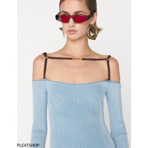 Модные трикотажные платья BLUE FOLD China At AliExpress