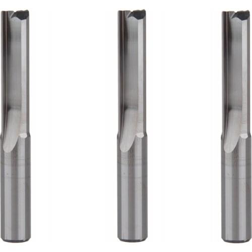 3pcs 8X32mm CNC Router Cutting Bit Cutting Edge Double Flute Straight Slot