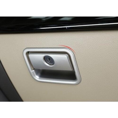 ABS Chrome Plated Glove Box Trim Cover for Toyota Land Cruiser Prado 150 FJ150 2010 2011 2012 2013 2014 2015 2016 2017 2018