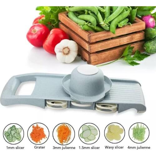 Multi-Function Vegetable Cutter with Steel Blade Mandoline Slicer Fruit Grater for Kitchen Cutting Tool