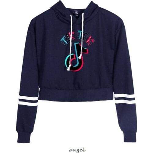 Fashion Tik Tok print Top 2021 New Print Top Women Hoodies Sweatshirt Sexy clothes birthday gift