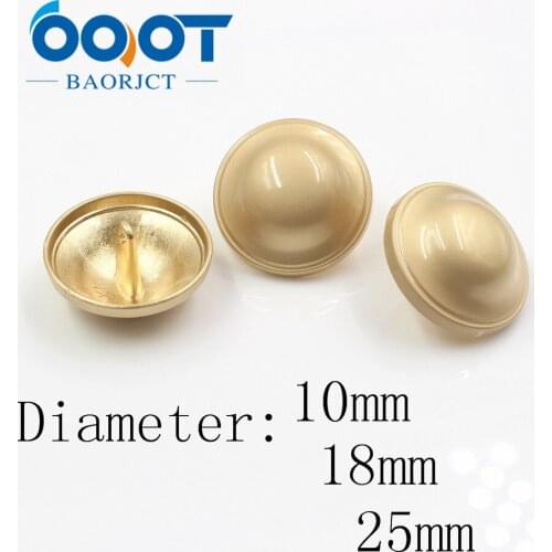 183211,12pcs Metal Blazer Button Set - UFO shape - For Blazer, Suits, Sport Coat, Uniform, Jacket (Gold) 10mm 18mm 25mm