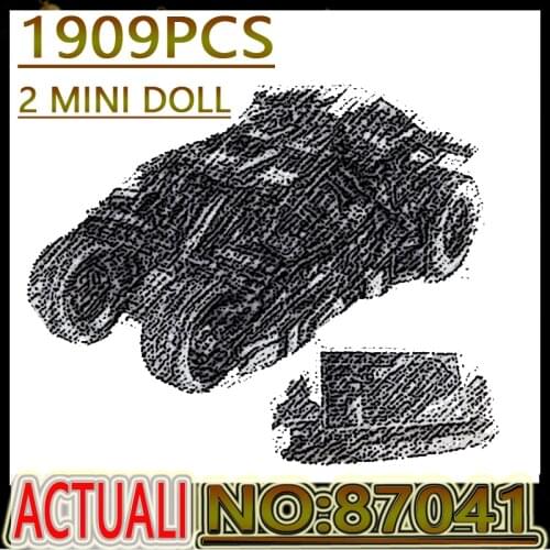 New Movie Bat Dark Knight Batmobile The Tumbler Armored Chariots Building Blocks Kids Toys Birthday Christmas Gifts 87041 76023