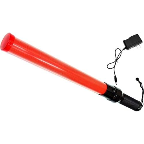 Traffic Safety Rechargeable Flashing LED Light Control Wand Light for Outdoor Traffic Control Parking Guide with US Plug