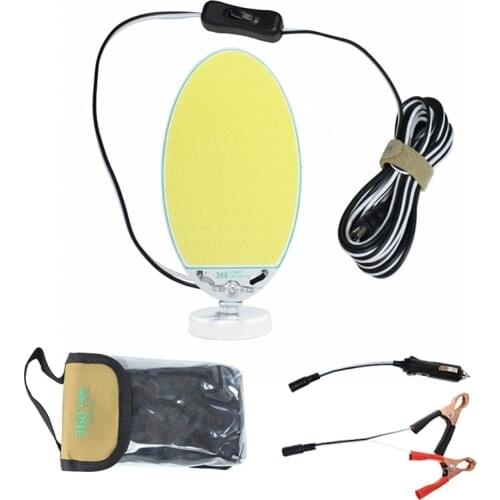 Portable Lighting 12V recargable LED Camping Tent Light off road Floodlights Spotlight magnetic base home COB emergency lamp