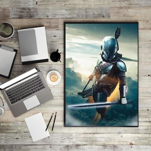 Star Wars Anime Movie Posters and Prints Disney Cartoon Character Wall Art Canvas Painting Pictures Child Living Rome Home Decor