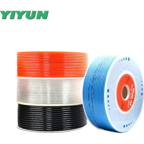 PU6 PU8 PU10 PU12 PU spring steam pipe rubber pipe Air compressor spring pipe 8mm woodworking gun air pipe
