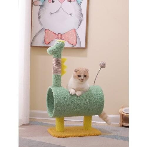 Cat climbing frame small sisal cat grabbing pole cat shelf no scraps vertical cat grabbing board cat toy cat climbing pole Tree