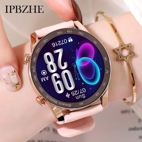 Ipbzhe Music Sports Smart Watch Women 2021 Bluetooth Call Reloj Inteligente Smartwatch Android Smart Watch For Men Huawei IPhone