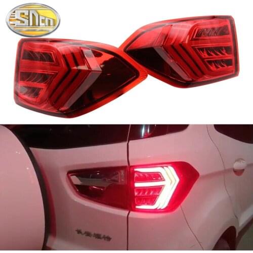 LED Rear Running Light + Brake Lamp + Dynamic Turn Signal Car LED Taillight Tail Light For Ford Ecosport 2013 - 2019