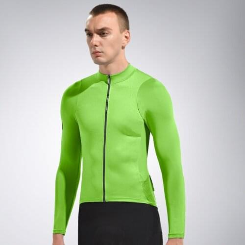 Santic 2021 Cycling Jersey Autumn New Long-sleeved Road Mountain Bike Top Wicking Bicycle Clothing Professional Version Male