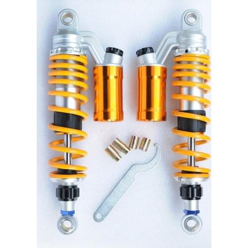 Wotefusi 330mm 13" Adjustable Motorcycle Air Shock Absorber For Yamaha For Daytona For Honda [PA166]