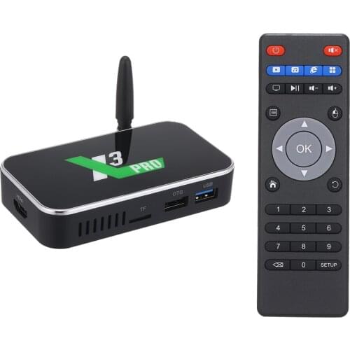 X3 Cube PRO Android 9.0 TV BOX DDR4 S905X3 1000M 4GB 32GB ROM 4K 2.4G 5G DUAL WIFI BT