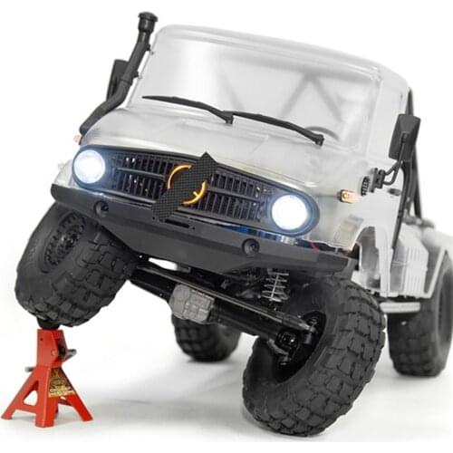 ​ DIY Modification Parts Model Car Grille Turn Lights Taillights Cover for SCX10 II UMG10 4x4 / UMG10 6X6 RC Car Accessories