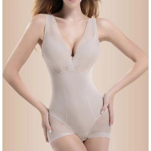 Women Shapewear Tummy Suit 2020 Underbust Body Shapers Slim Underwear Vest Bodysuits Correctiv 2XL