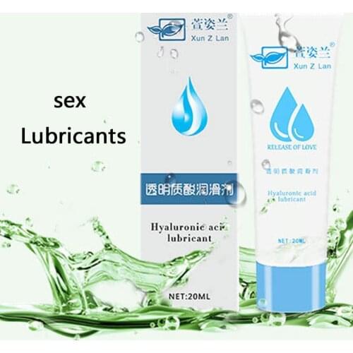 1pc Whole Body Massage Water-soluble Hyaluronic Acid Lubricants Gel Excite Women Orgasm Sex Lube Adult Cream Sex Lubricants 20ml