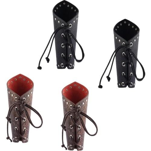 4 Pieces Bracers Arm Handguard Bangle Bracers Wide Bangle Ideal For Cosplay, Kids, Halloween, Costume