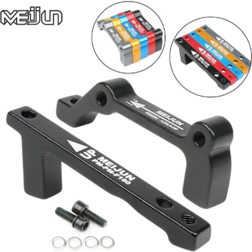 MEIJUN Mountain Bike Disc Brake F203/R180 Front and Rear A-pillars B-Slide IS Disc Brakes Adaptor Disc Brakes Conversion Holder
