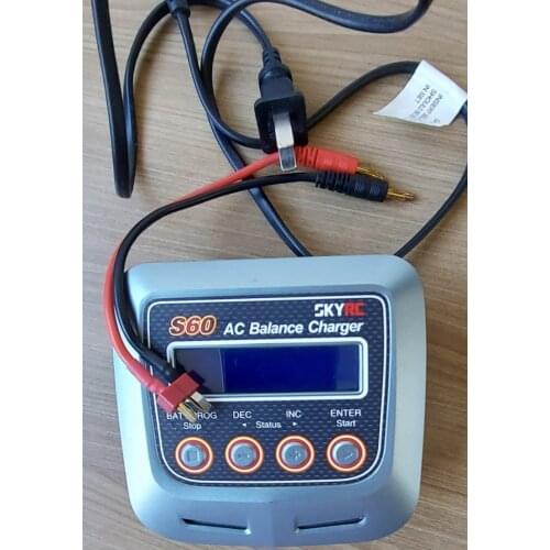 Original SKYRC S60 60W AC 100-240V Balance Charger Discharger for RC LiPo/LiFe/Lilon/LiHV NiMH/NiCd Pb Battery