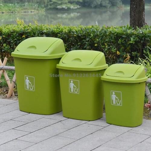 Large-capacity Outdoor Property With Lid Kitchen Commercial Household Extra Large Classroom Garbage Bin