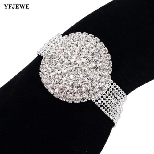 YFJEWE 16cm White Bracelet Bangle Chain Link Bracelet Women Jewelry Wholesale Wedding Gifts For Girl B186