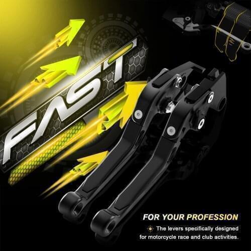 CNC Motorcycle Brake Levers adjustable Folding extensible Clutch For Kawasaki NINJA 300R Z300 (w and w/o ABS) 2013-2018