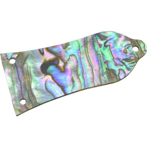 Dopro Real Custom Natural Abalone Shell Guitar Truss Rod Cover with 3 Holes Fits for Epip LP Les Paul