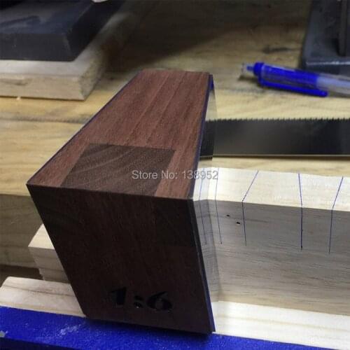 Good quality Japanese Aluminum Alloy woodworking Multifunctional Dovetail degrees gauge ruler wooden ferramentas