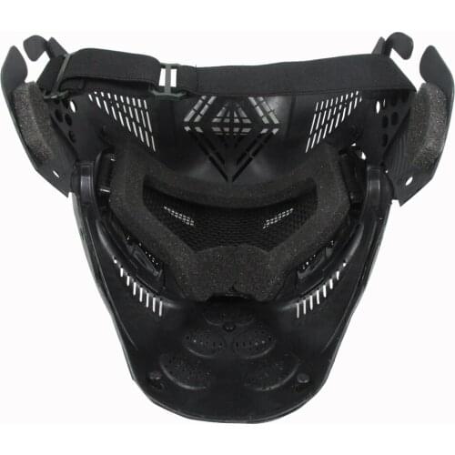 Full Face Mask Protection Paintball CS Game Adjustable Military Arisoft Riding