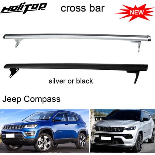 Hot for jeep Compass cross bar roof rail roof rack roof bar 2011-2020. silver or black,Asia free shipping,reasonable price
