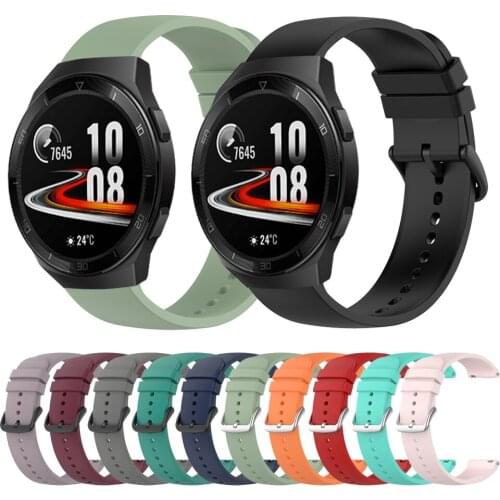 Silicone Sports Strap For Huawei Watch GT 2e Wristband For Watch GT2 Pro 42mm 46mm HONOR MagicWatch 2/ES Band Bracelet Watchband