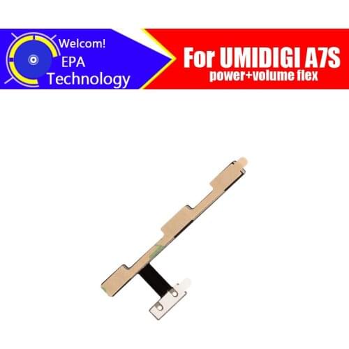 UMIDIGI A7S Side Button Flex Cable 100% Original Power + Volume Button FPC Wire Flex Cable repair accessories for UMIDIGI A7S